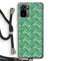 Moroccan tiles 2: Xiaomi Redmi Note 10 Pro Transparant Hoesje met koord