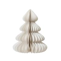 Decoris Papieren Kerstboom Decoratie 48x60 cm Wit