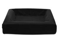 Bia bed royal fluweel hoes hondenmand zwart Bia bed royal fluweel hoes hondenmand zwart