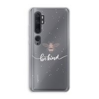 Be(e) kind: Xiaomi Mi Note 10 Transparant Hoesje