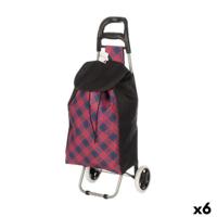 Winkelwagen Kinvara Blauw Roze 33 L 35,5 x 28 x 94 cm Ruiten (6 Stuks) Winkelwagen Kinvara Blauw Roze 33 L 35,5 x 28 x 94 cm Ruiten (6 Stuks)
