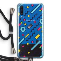 8-bit N°8: Samsung Galaxy A50 Transparant Hoesje met koord