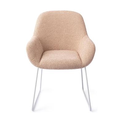 Jesper Home Kushi eetkamerstoel Flax Relax slide white