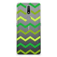Nokia 2.4 | TPU bumper | Zigzag Groen