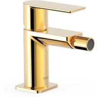 Bidetkraan Tres Loft | Opbouw | Mengkraan | 1-hendel | Rond | 24k Goud glans