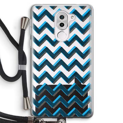 Onderbroken lijn: Honor 6X Transparant Hoesje met koord