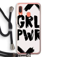 Girl Power #2: Samsung Galaxy A20e Transparant Hoesje met koord