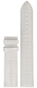 Horlogeband Tissot T610032784.XL Leder Wit 19mm