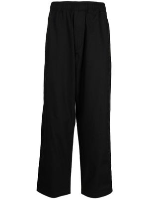 AAPE BY *A BATHING APE® pantalon élastiqué à patch logo - Noir