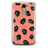 Pink Cheetah: LG K10 (2016) Transparant Hoesje