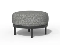 Tierra Outdoor Loungehocker Fresca Organic Charcoal