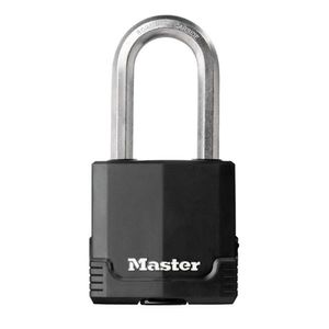 Masterlock 54mm laminated steel padlock - anti-rust thermoplastic cover - 51mm oc - M515EURDLH