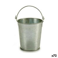 Grondlegger Ibergarden Zilverkleurig Zink Kubus 15,5 x 11 x 11 cm 11,5 x 10 x 10 cm 11,5 x 15,5 x 10 cm (72 Stuks)