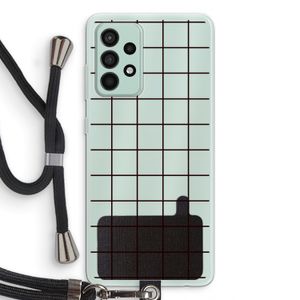 Rooster: Samsung Galaxy A52s 5G Transparant Hoesje met koord