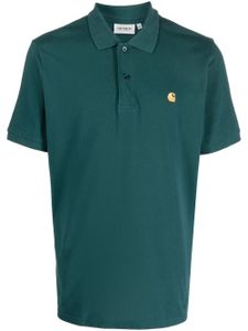 Carhartt WIP polo à logo brodé - Vert