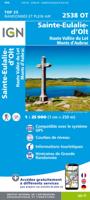 Wandelkaart - Topografische kaart 2538OT Ste-Eulalie-d'Olt - Hte Vallée du Lot - Mt d'Aubrac | IGN - Institut Géographique National