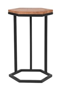 LABEL51 Bijzettafel 'Slide' Bruin Mangohout, 40cm