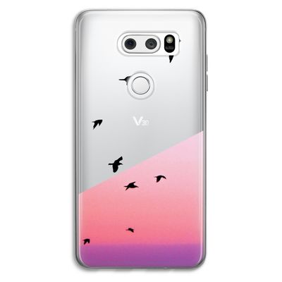 Fly away: LG V30 Transparant Hoesje