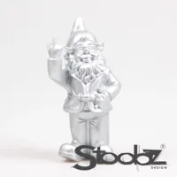 Kabouter 2 fck you h20cm zilver