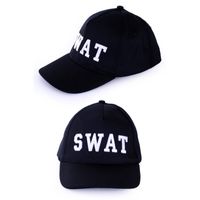 Politie SWAT baseball cap verkleedkleding voor volwassenen   - - thumbnail