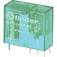 Finder 40.61.6.012.4000 Printrelais 12 V/AC, 12 V/DC 16 A 1x wisselcontact 1 stuk(s)