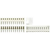 Molex 38001342 Female header, inbouw (standaard) Totaal aantal polen: 12 Rastermaat: 2.54 mm Inhoud: 1 stuk(s) Tray