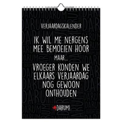 Darum Verjaardagskalender A4