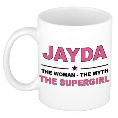 Jayda The woman, The myth the supergirl cadeau koffie mok / thee beker 300 ml