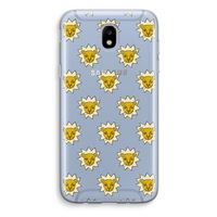 Leeuwenkoppen: Samsung Galaxy J5 (2017) Transparant Hoesje Leeuwenkoppen: Samsung Galaxy J5 (2017) Transparant Hoesje