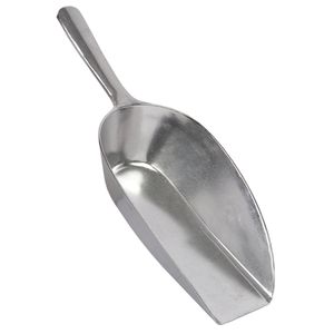 Multifunctionele toepasbare schep zilver roestvrij staal 18 x 6.5 cm   -