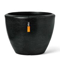 Pot bol Arc Granite 114x90 zwart bloempot Capi Europe - Capi europe
