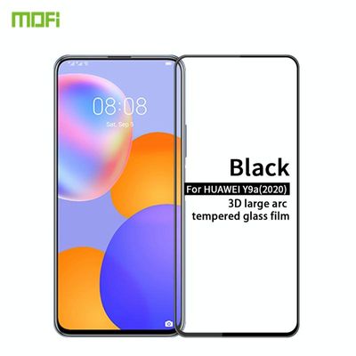 Voor Huawei Y9a 2020 MOFI 9H 3D Explosiebestendige Gebogen schermgehard glas film (Zwart)