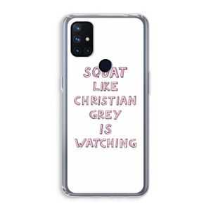 Christian Grey: OnePlus Nord N10 5G Transparant Hoesje