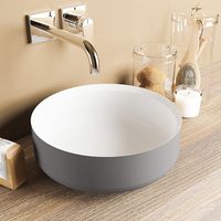 MONDIAZ COSS Waskom solid surface 36cm kleur DarkGrey / Talc MONDIAZ COSS Waskom solid surface 36cm kleur DarkGrey / Talc