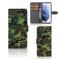 Samsung Galaxy S22 Plus | Telefoon Hoesje | Army Dark