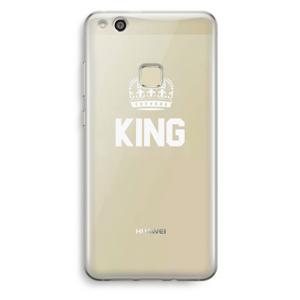 King zwart: Huawei Ascend P10 Lite Transparant Hoesje