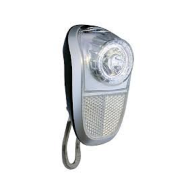 Union led koplamp mobile zilver/zwart. naafdynamo (werkplaatsverpakking)