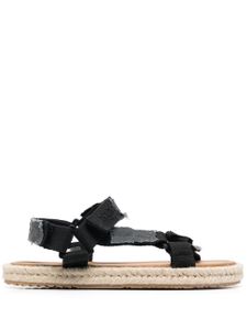 Maison Margiela sandales Patchwork - Noir