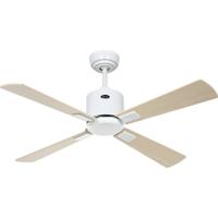 CasaFan ECO NEO III 103 WE-AH/BU WiFi Flügel Ahorn/Buche Plafondventilator 16 W (Ø x h) 103 cm x 360 mm Wit Met afstandsbediening, Timer, Met wintermodus,
