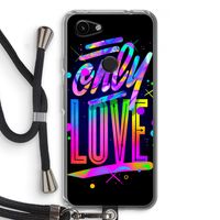 Only Love: Pixel 3a Transparant Hoesje met koord