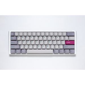 Ducky One 3 Mist Grey Mini toetsenbord RGB led, Double-shot PBT, Hot-swappable, QUACK Mechanics, 60%