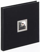 Fotoalbum walther design black white 30x30cm zw