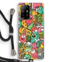 Vexx City: Oppo A94 5G Transparant Hoesje met koord
