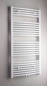 Beaux Gap handdoekradiator licht gebogen 626W 60x120cm wit