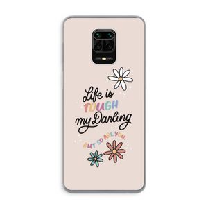 Tough Life: Xiaomi Redmi Note 9 Pro Transparant Hoesje