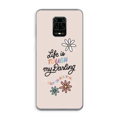 Tough Life: Xiaomi Redmi Note 9 Pro Transparant Hoesje