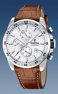Horlogeband Festina F20692.1 Leder Bruin