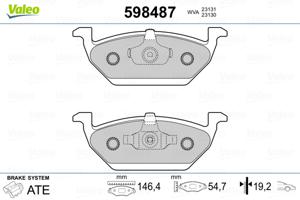 Valeo Remblokset 598487