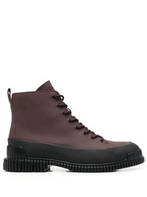 Camper bottines Pix en cuir - Rouge
