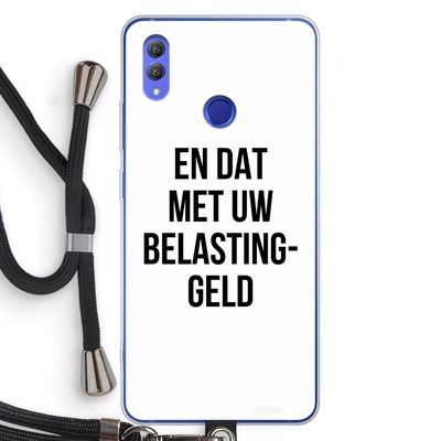Belastinggeld: Honor Note 10 Transparant Hoesje met koord